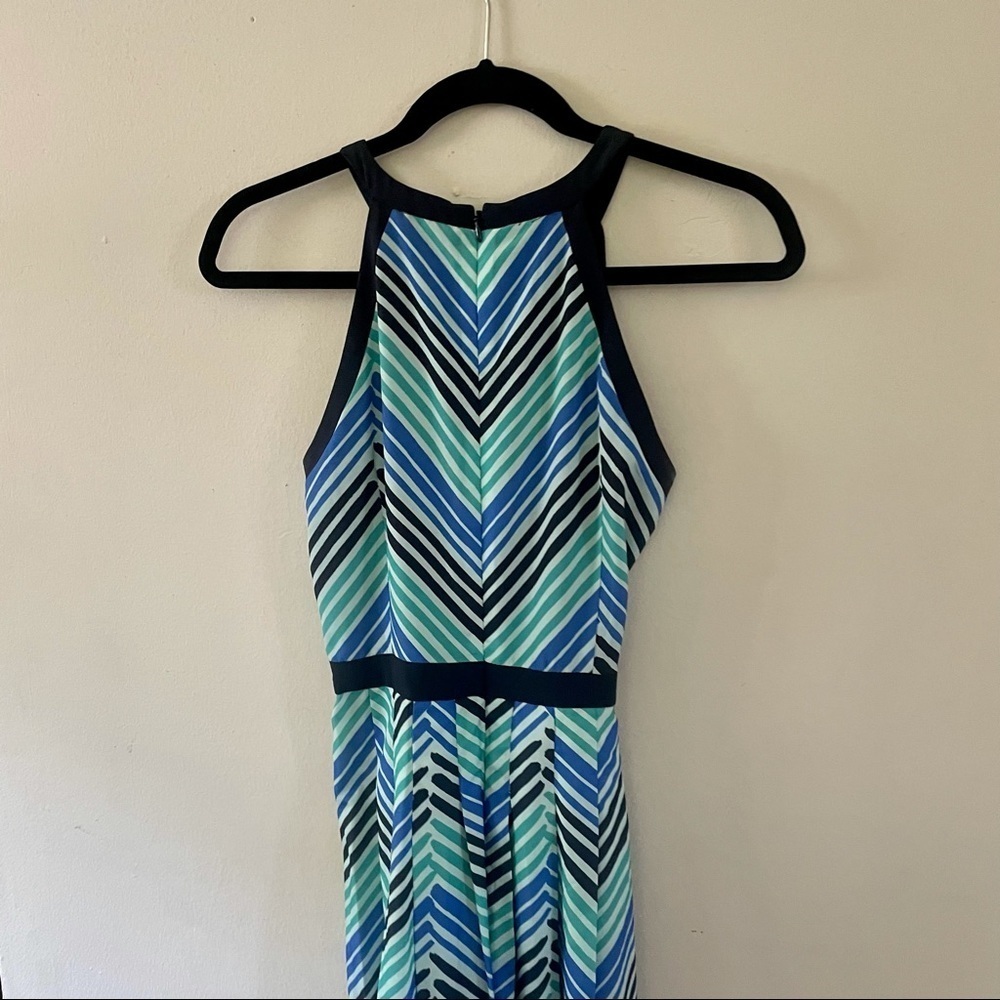 Ann Taylor Chevron Maxi Dress - Picture 8 of 10